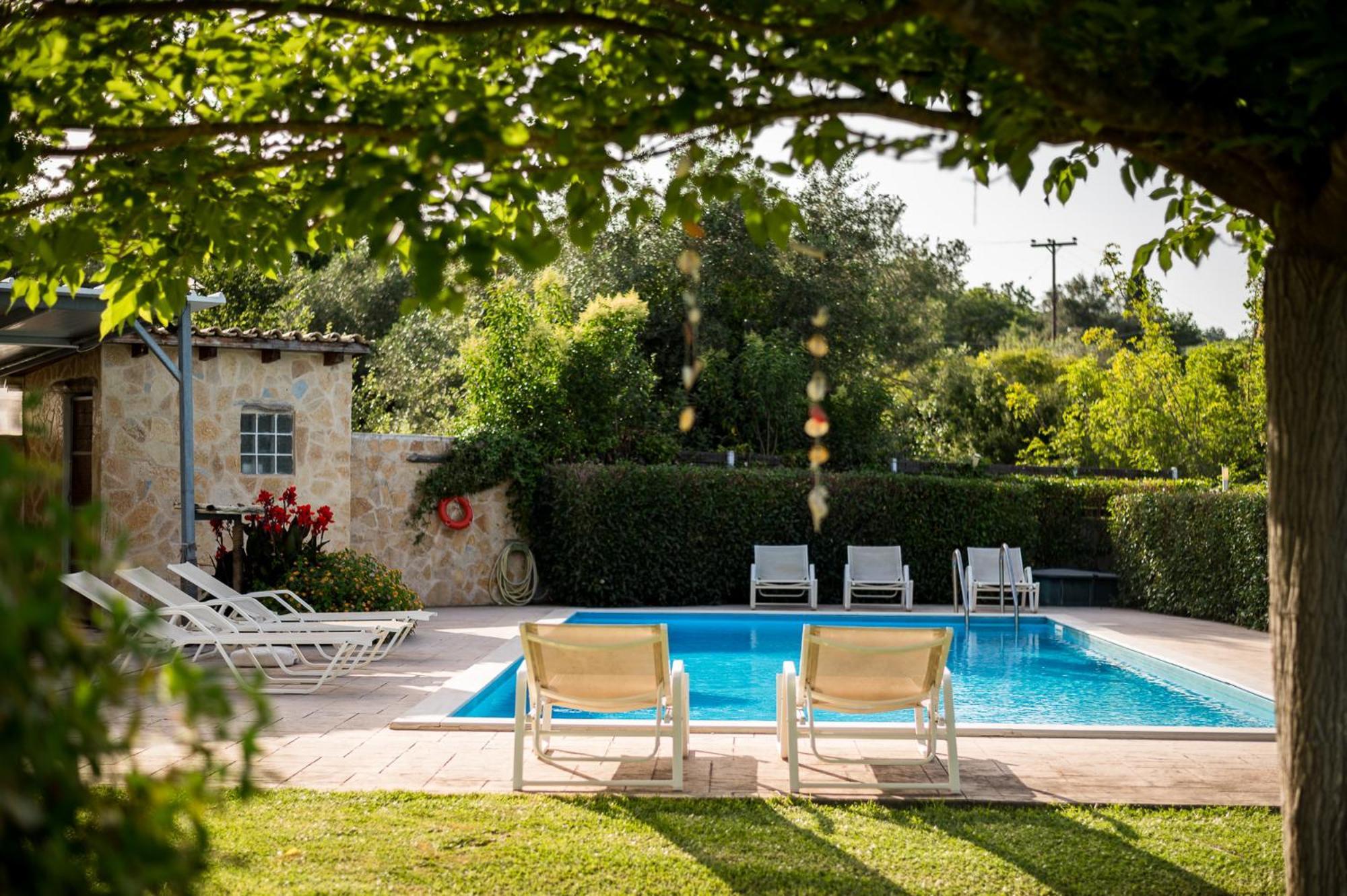 Villa Nefeli With Private Pool By Konnect Дассия Экстерьер фото