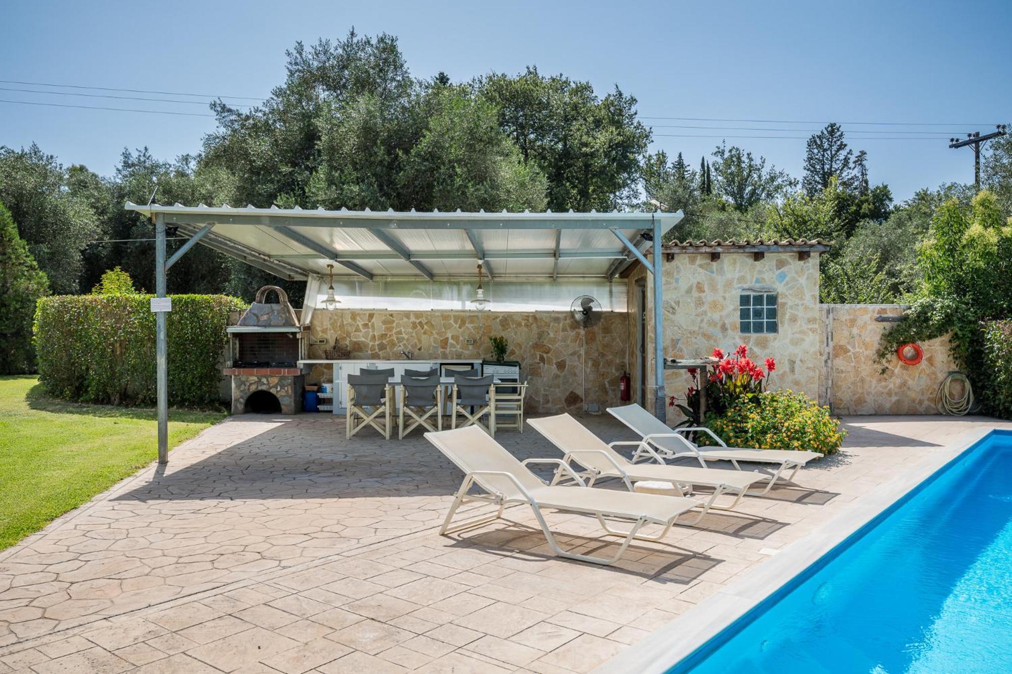 Villa Nefeli With Private Pool By Konnect Дассия Экстерьер фото